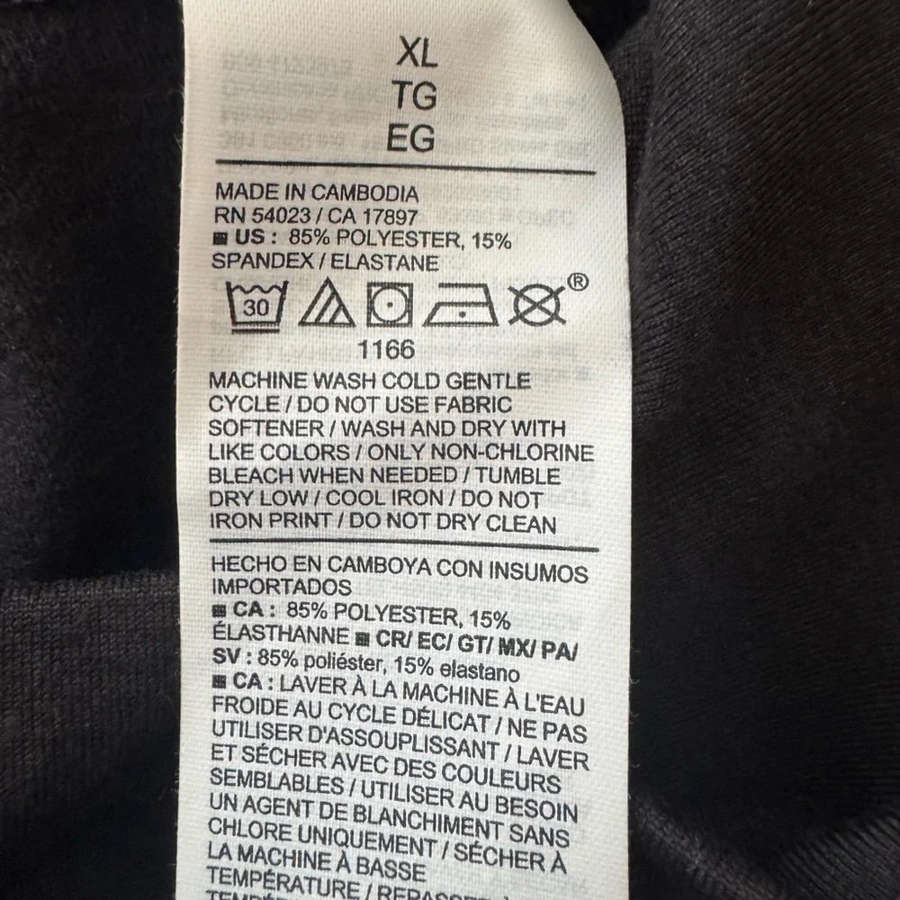 2/$13🍁Old Navy Women's Black High-Waisted Leggings - Picture 3 of 4